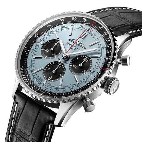 breitling watches blue dial|breitling navitimer blue dial.